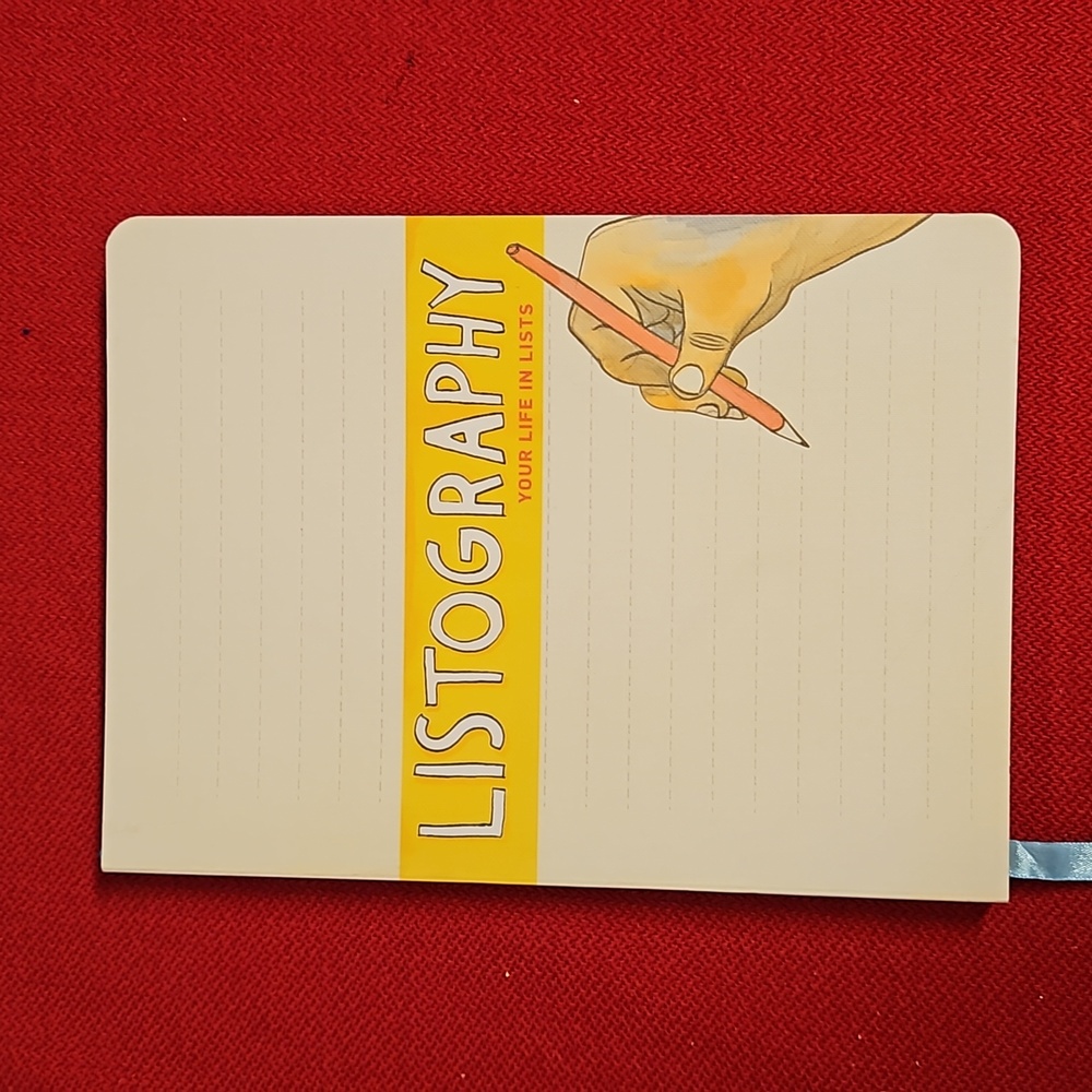 Chronicle Books Listography : Your Life in Lists New Journal for you friend New